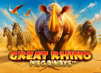 Great Rhino Megaways สล็อต RTP สูง